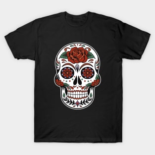 Dia De Los Muertos - Day of the Dead Mexican Sugar Skull - Halloween T-Shirt